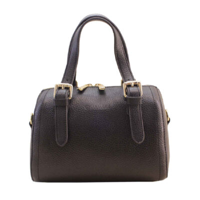 Sac à main Bauletto en cuir fait main avec poignée supérieure pour femmes