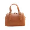 Sac à main Bauletto en cuir fait main avec poignée supérieure pour femmes