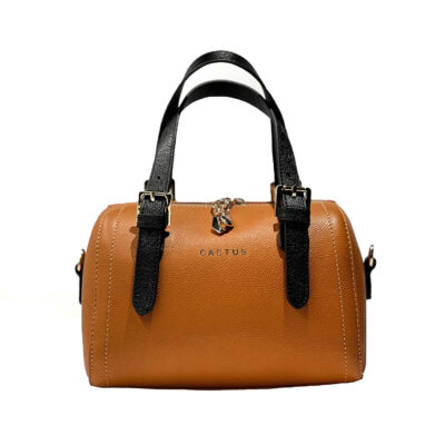 Sac à main Bauletto en cuir avec poignées doubles : style classique