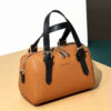 Sac à main Bauletto en cuir avec poignées doubles : style classique
