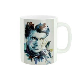 Mug en céramique persan avec motif Mohammad-Reza Shajarian