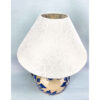 Lampe de table vase en céramique avec abat-jour en tissu – pour une ambiance chaleureuse