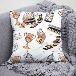 Housse de Coussin Époustouflante – Design Harry Potter Envoûtant Imprimé