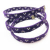 Sangle de lunettes – Artisanale violette avec broderie baloutche