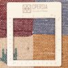 Tapis Gabbeh en laine persane véritable tissé à la main Bordé