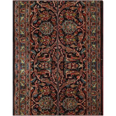 Tapis patchwork noué à la main persan vintage Joseph