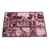 Tapis patchwork noué à la main persan vintage Violet