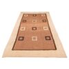 Tapis Kilim en laine persane authentique tissé à la main en Fars Marron