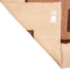 Tapis Kilim en laine persane authentique tissé à la main en Fars Marron