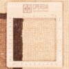 Tapis Kilim en laine persane authentique tissé à la main en Fars Marron