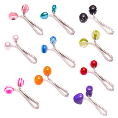 Set de Pince U pour Hijab pour Femmes Musulmanes avec Design de Couleur Pailletée (10 pièces)