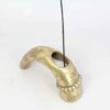 Handcrafted Pottery Incense Sculpture – Horns Design