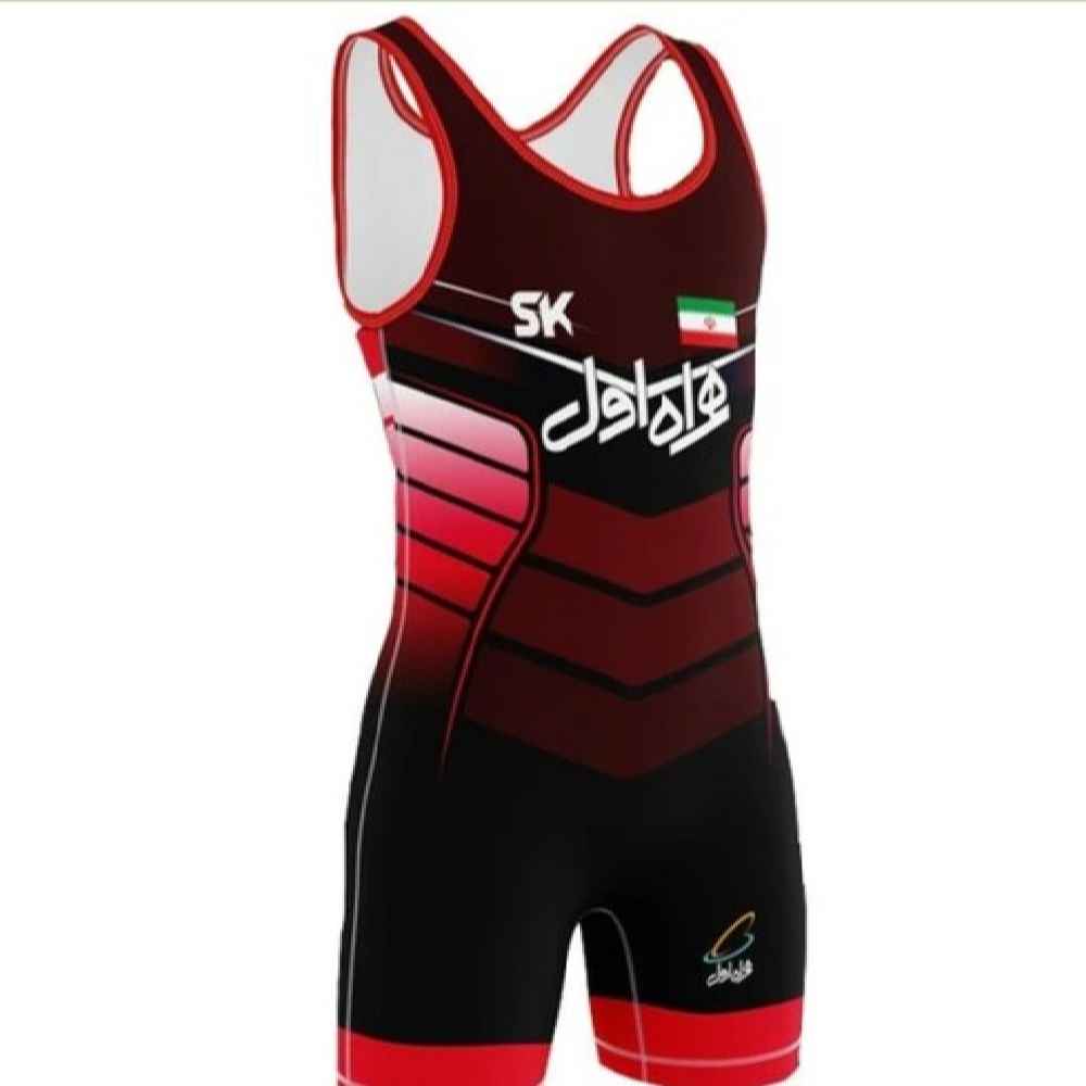 Singlet de Lutte Sans Manches pour Hommes Iranien Modèle Rosi