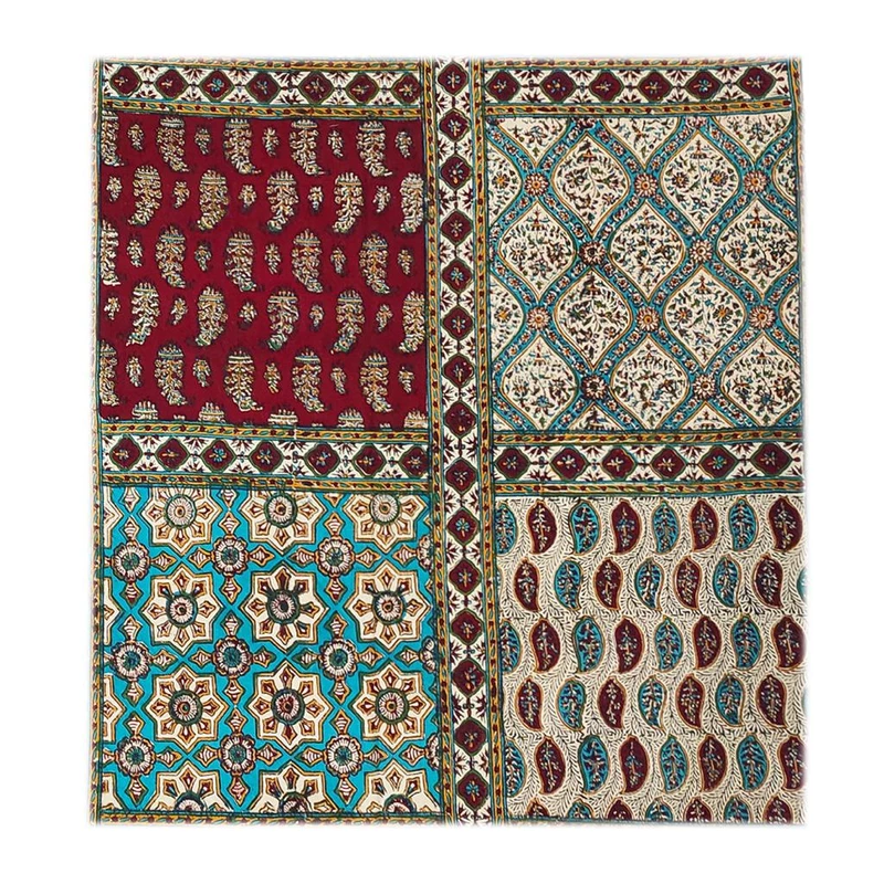 Nappe iranienne : L'art traditionnel de l'impression sur bloc Kalamkari d'Isfahan Haghani