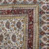Nappe iranienne : L'art traditionnel de l'impression sur bloc Kalamkari d'Isfahan Iblue