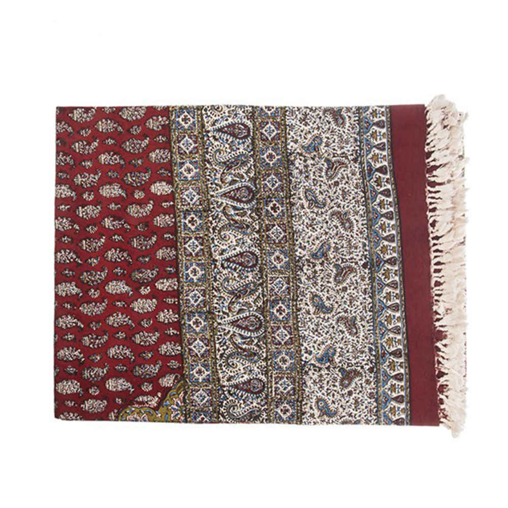 Nappe iranienne : L'art traditionnel de l'impression sur bloc Kalamkari d'Isfahan Karane