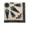Nappe Iranienne : Impression Traditionnelle Kalamkari d'Isfahan Bloc Khorshidi