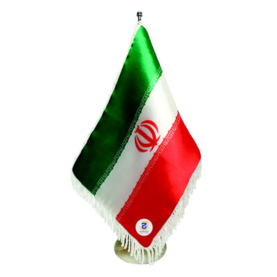 Drapeau de Table de la République Islamique d’Iran avec Base en Pierre
