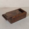 Rustic Elegance Jewelry Box Hand-Carved from Natural Wood