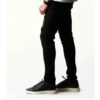 Jeans Longs en Noir Coupe Slim pour Port Quotidien