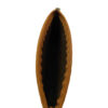 Trousse de maquillage persane en tissu Termeh marron à motif cachemire pour femme