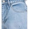 Jeans Mom Taille Élastique avec Design Déchiré - Style Mode