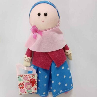 Poupée Musulmane Ruqiya avec Hijab – Fait Main pour Enfants Musulmans | Jouet Traditionnel