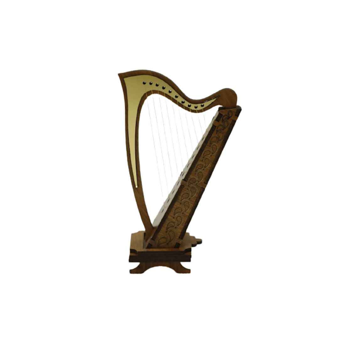 Maquette à monter : Réplique de Harpe persane – Légère