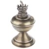 Lampe à huile persane vintage au kérosène avec base en métal