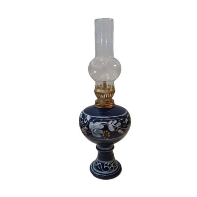 Lampe à huile persane en poterie – décorée à la main