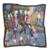 Persian Scarf for Women - Vibrant Shahnameh Inspired Motif