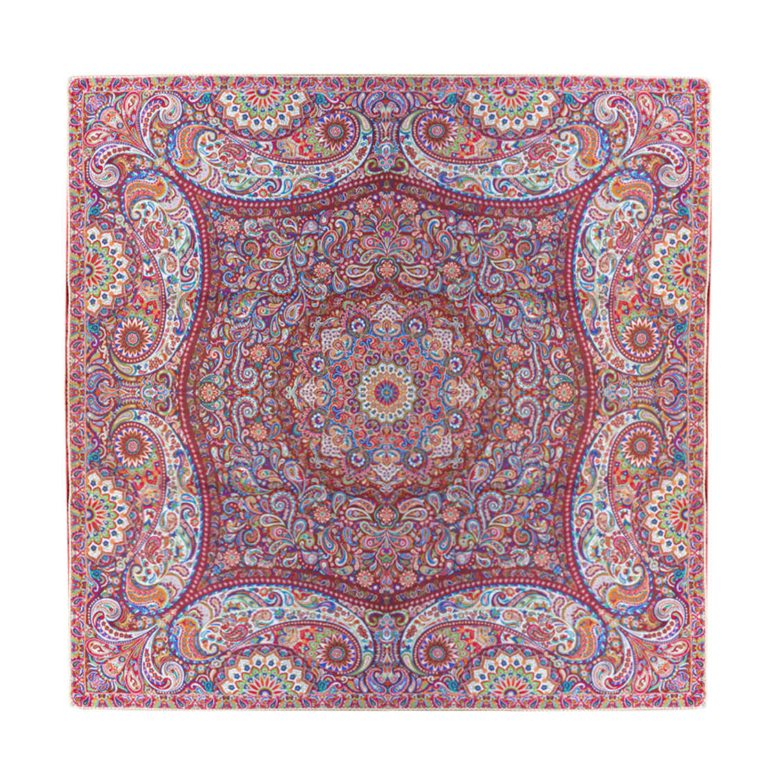Nappe Termeh persane luxueuse avec motif floral Zarbaft