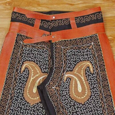 Pantalon Athlétique Zoorkhaneh Persan 3/4 avec Cuir de Vache