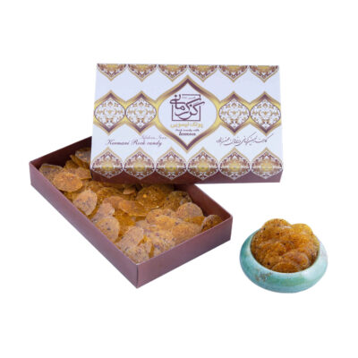 Poolaki persan – Bonbon croquant et dur avec miel et citron, Kermani Gaz (Paquet de 2)