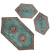 Ensemble de 4 Nappes de Termeh Luxe avec Motif Paisley Persan Karmania