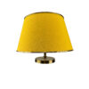 Lampe de table vase en céramique avec abat-jour en tissu pour chambre à coucher