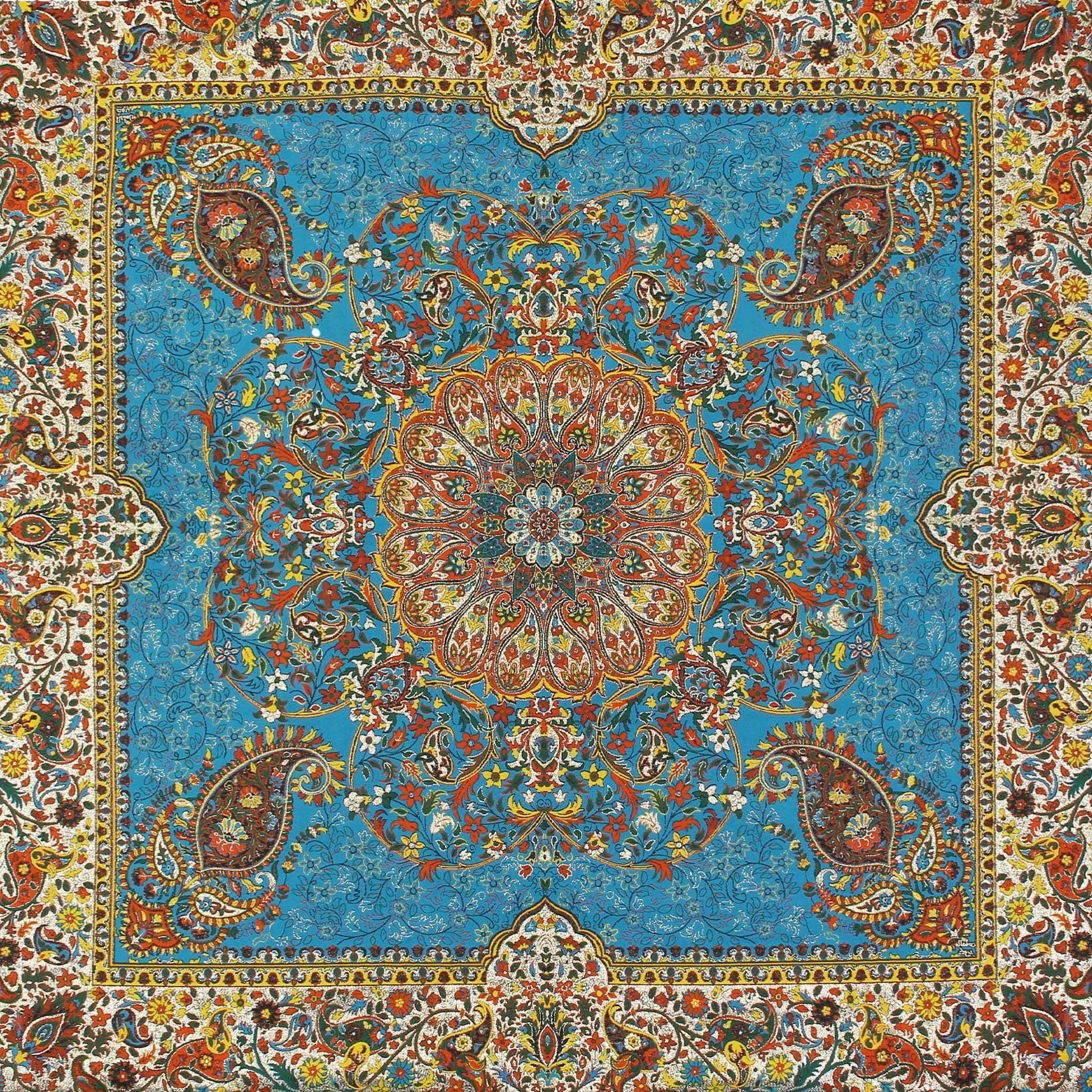 Nappe Termeh luxueuse avec motif Paisley persan Farhani