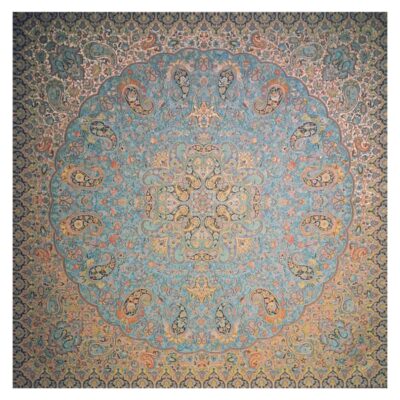 Œuf d’autruche décoratif persan peint à la main – Sama