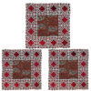 Nappe Termeh luxueuse avec motif Paisley persan Yalda (4X)