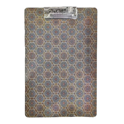 Porte-bloc en bois à motif traditionnel pour papiers format A4