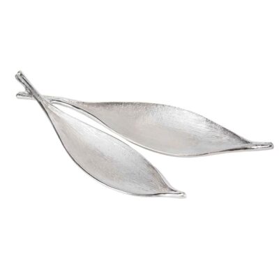 Plat de Service Polyvalent pour Amuse-Bouches Motif Feuille