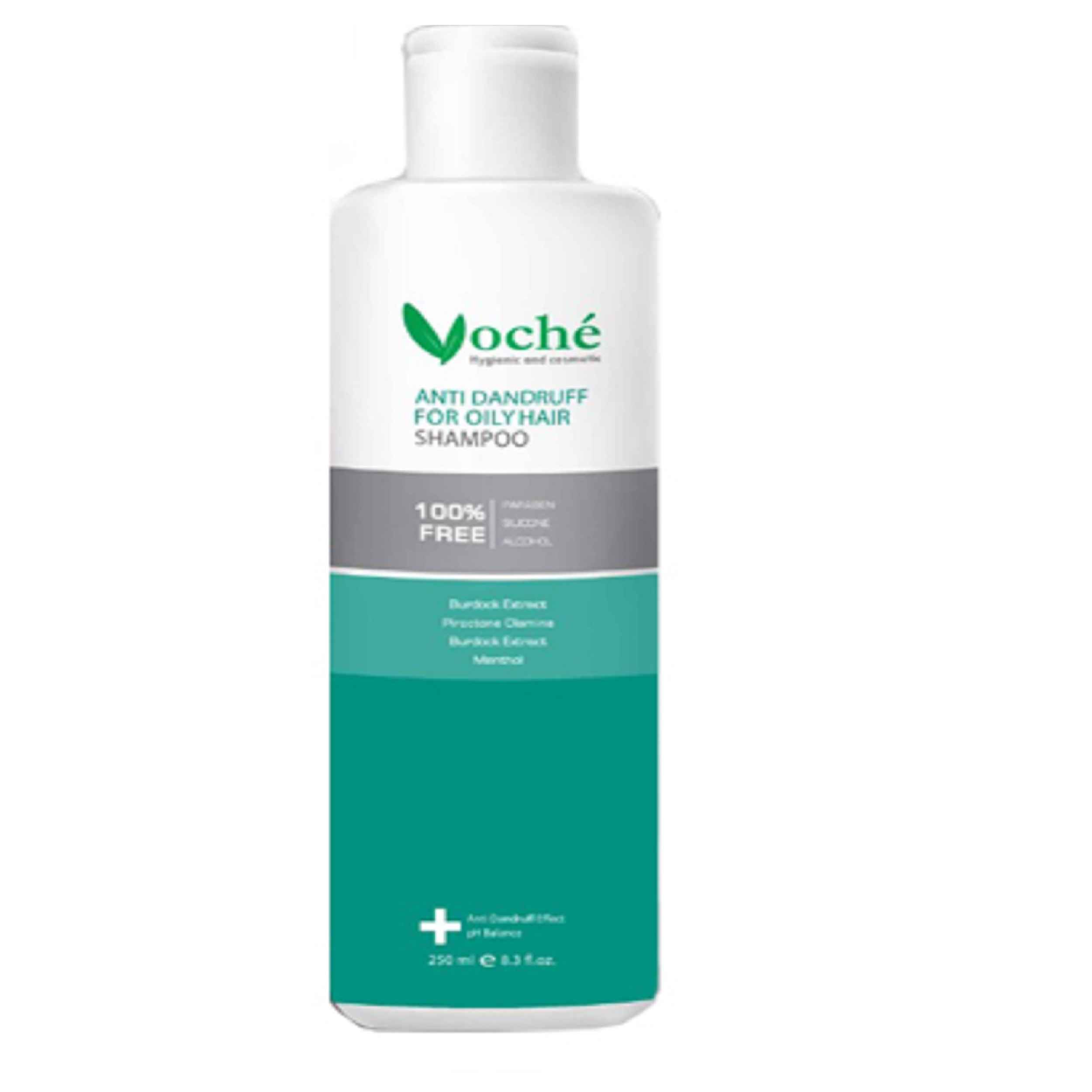 Shampooing antipelliculaire Voche pour cheveux gras - Contrôle les pellicules et apaise le cuir chevelu
