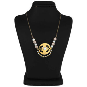 Collier en Laiton Thème Traditionnel Persan pour Femmes Charm