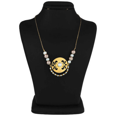 Collier en Laiton Thème Traditionnel Persan pour Femmes Charm