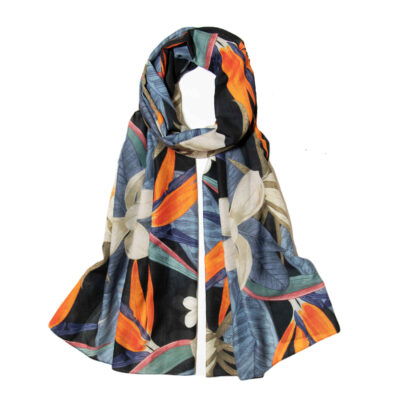 Châle Imprimé pour Femme Artistique & Léger Toucher Doux