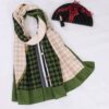Châle Imprimé pour Femme Artistique & Léger Pied-de-poule