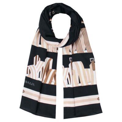 Châle Imprimé pour Femme Artistique & Léger Tissu Mohair