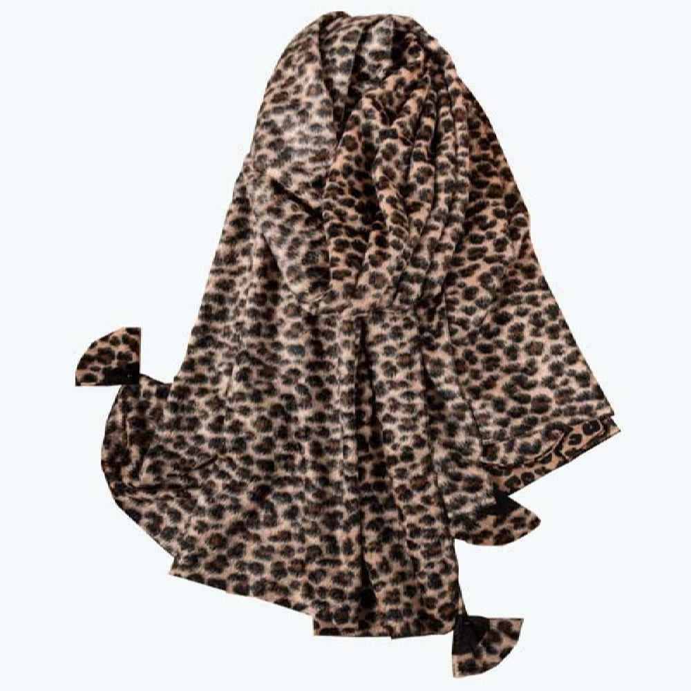 Châle Imprimé pour Femme Artistique & Léger Motif Léopard