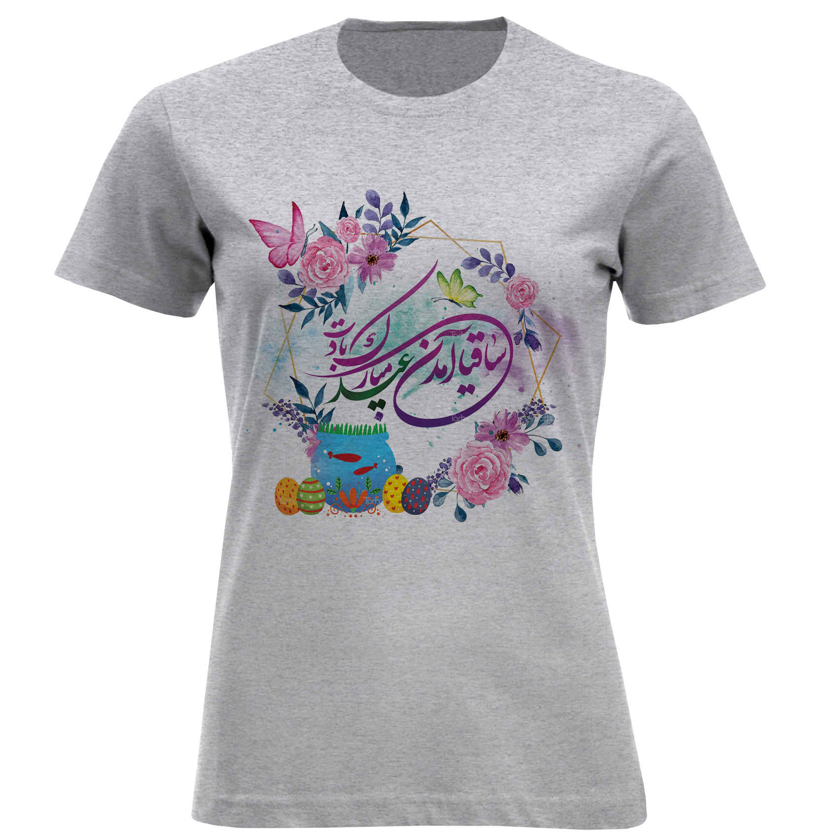 T-shirt pour femmes avec élégance pour le Nouvel An persan