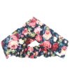 Ensemble Bandeau Croisé Torsadé & Boucles d'Oreilles Floral pour Femme